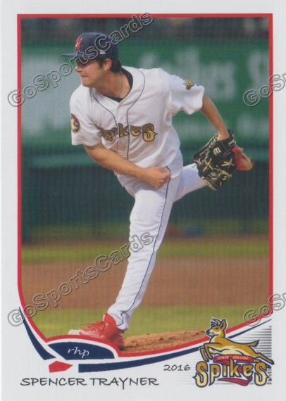 2016 State College Spikes Spencer Trayner