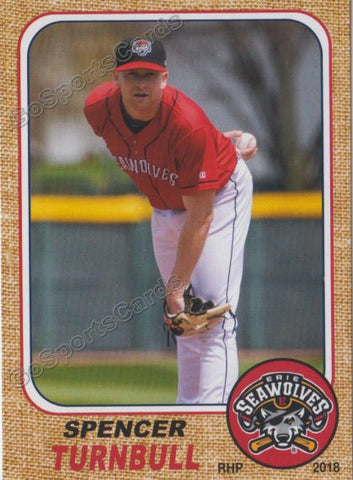 2018 Erie SeaWolves Spencer Turnbull