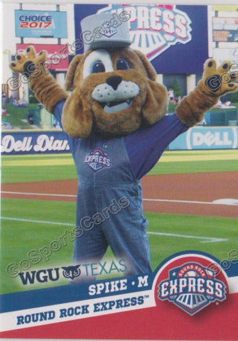 2017 Round Rock Express Spike Mascot