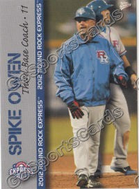 2012 Round Rock Express Spike Owen