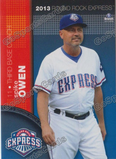 2013 Round Rock Express Spike Owen