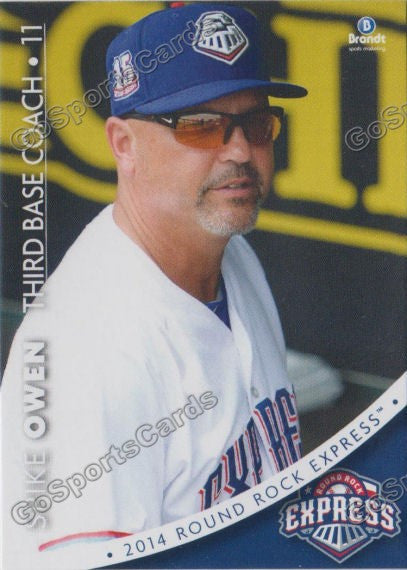 2014 Round Rock Express Spike Owen