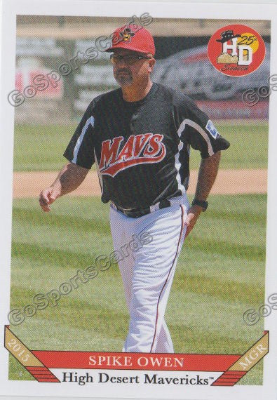2015 High Desert Mavericks Spike Owen