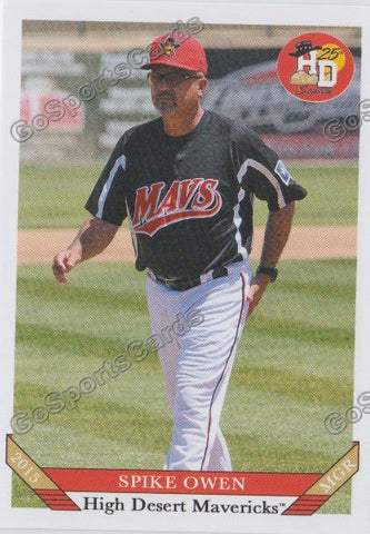 2015 High Desert Mavericks Spike Owen