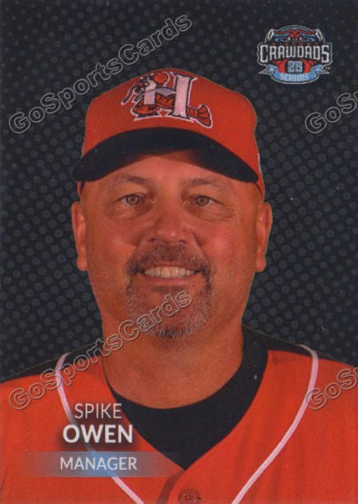 2017 Hickory Crawdads Spike Owen