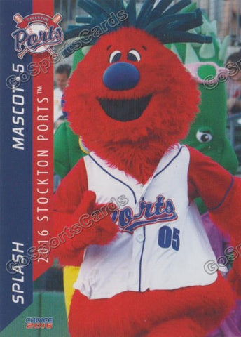 2016 Stockton Ports Splash Mascot