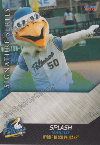 2017 Myrtle Beach Pelicans Splash Mascot