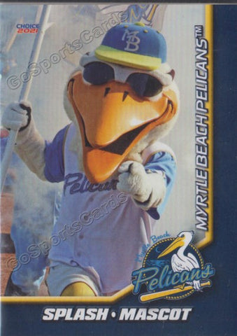 2021 Myrtle Beach Pelicans Splash Mascot