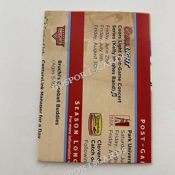 2013 Spokane Indians Pocket Schedule