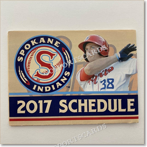 2017 Spokane Indians Pocket Schedule