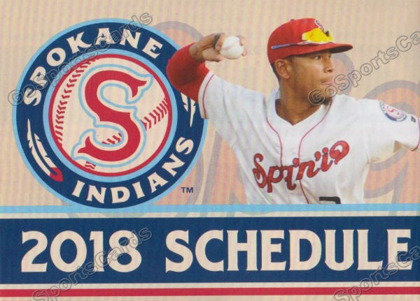 2018 Spokane Indians Pocket Schedule