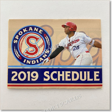 2019 Spokane Indians Pocket Schedule