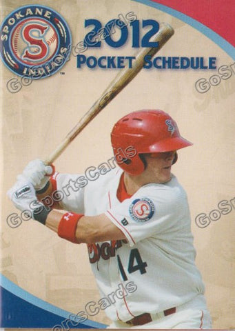2012 Spokane Indians Pocket Schedule (Trever Adams)