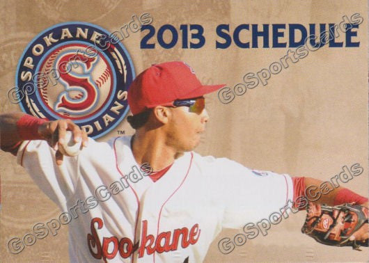 2013 Spokane Indians Pocket Schedule
