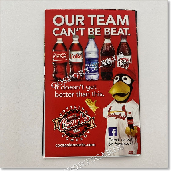 2015 Springfield Cardinals Pocket Schedule