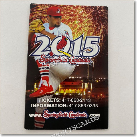 2015 Springfield Cardinals Pocket Schedule