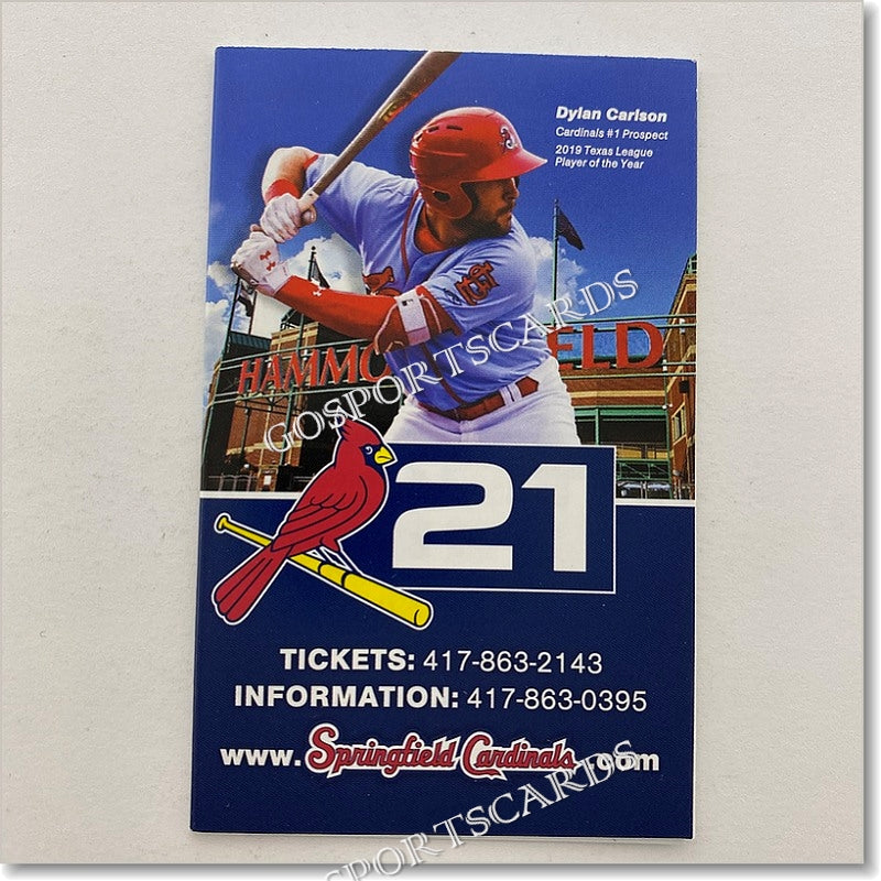 2021 Palm Beach Cardinals Jupiter Hammerheads Pocket Schedule β Go ...