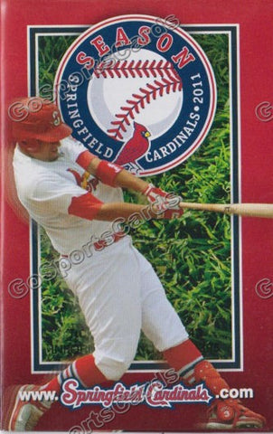 2011 Springfield Cardinals Pocket Schedule