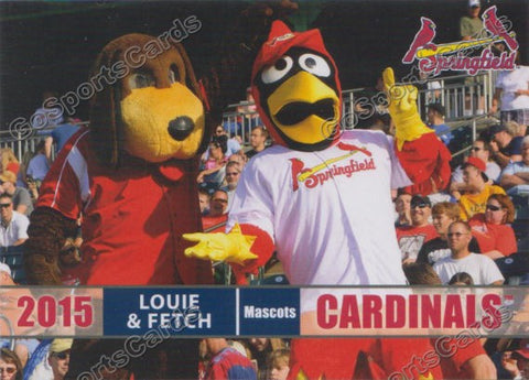 2015 Springfield Cardinals Louie and Fetch Mascot