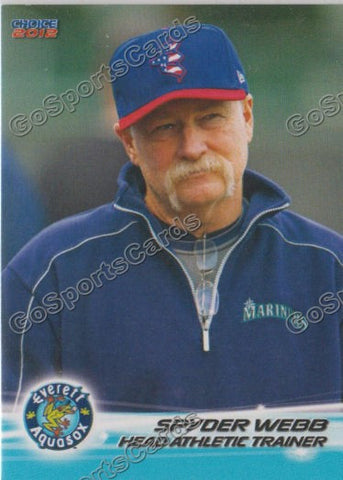 2012 Everett AquaSox Spyder Webb