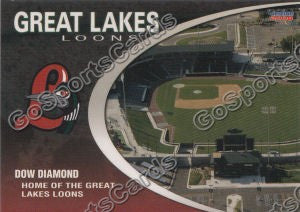 2008 Great Lakes Loons Dow Diamond Stadium Card