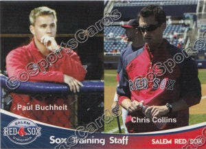 2009 Salem Red Sox Paul Buchheit Chris Collins