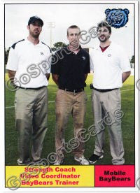 2010 Mobile BayBears Vaughn Robinson Jeff Johnson Ryan DiPanfilo