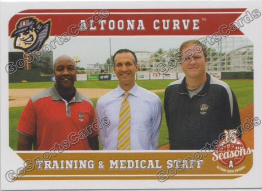 2013 Altoona Curve Ricky White Mike Zalno Joshua Port