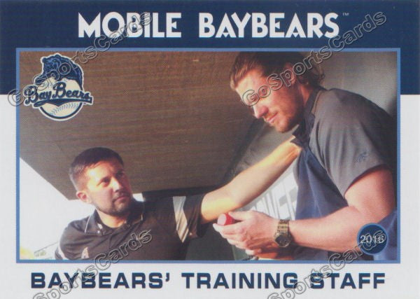 2016 Mobile BayBears Ryne Eubanks Sean Light