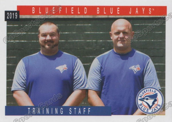 2019 Bluefield Blue Jays Brandon Hammerstrom Robert Murdock