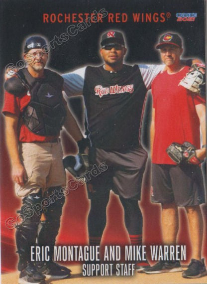 2021 Rochester Red Wings Eric Montague Mike Warren