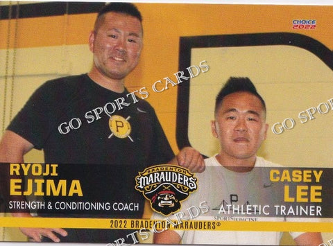 2022 Bradenton Marauders Ryoji Ejima Casey Lee