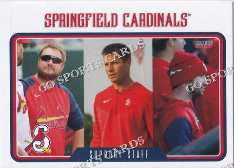 2023 Springfield Cardinals Alex Wolfinger Spencer Clevenger Noah Landow