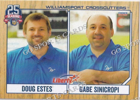 2023 Williamsport Crosscutters 25th Anniversary Doug Estes Gabe Sinicropi