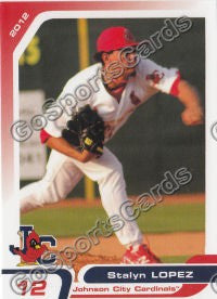 2012 Johnson City Cardinals Stalyn Lopez