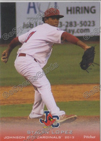 2013 Johnson City Cardinals Stalyn Lopez