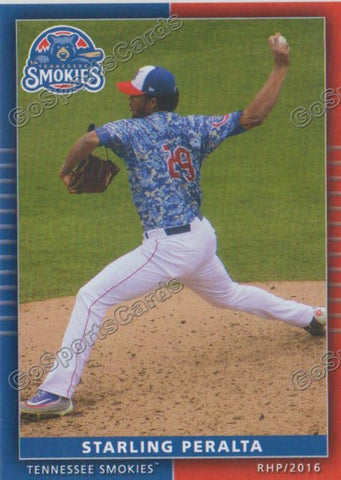 2016 Tennessee Smokies Starling Peralta