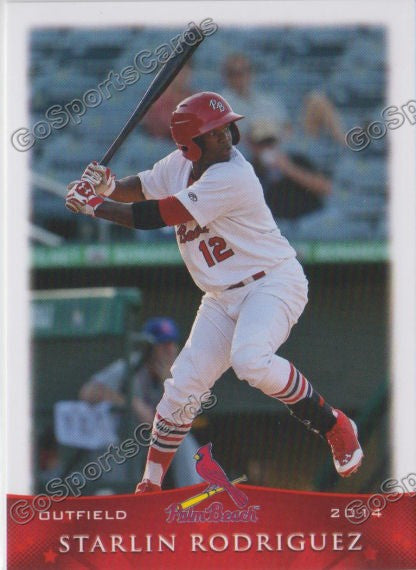 2014 Palm Beach Cardinals Starlin Rodriguez