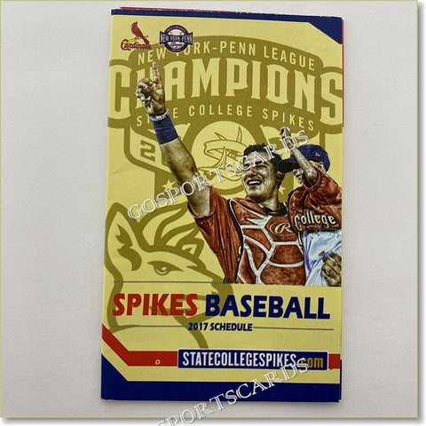 2017 State College Spikes Pocket Schedule