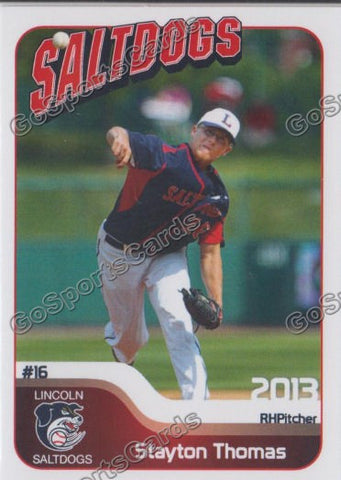 2013 Lincoln Saltdogs Stayton Thomas