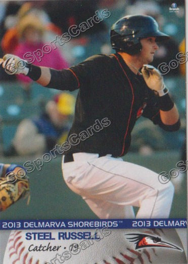 2013 Delmarva Shorebirds Steel Russell