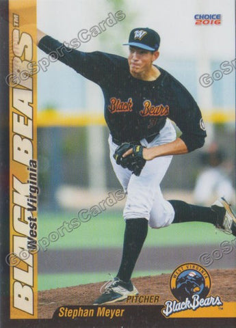 2016 West Virginia Black Bears Stephan Meyer