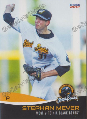 2017 West Virginia Black Bears Stephan Meyer