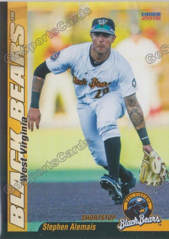 2016 West Virginia Black Bears Stephen Alemais