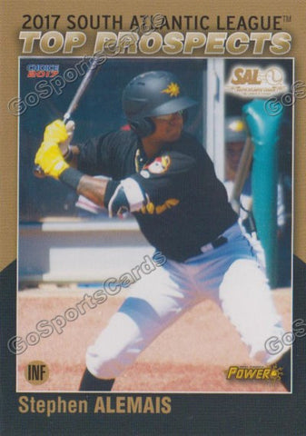 2017 South Atlantic League Top Prospects SAL Stephen Alemais