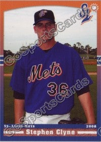 2008 St Lucie Mets Stephen Clyne