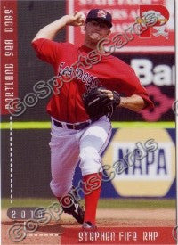 2010 Portland Sea Dogs Stephen Fife
