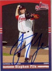 Stephen Fife 2008 Lowell Spinners (Autograph)