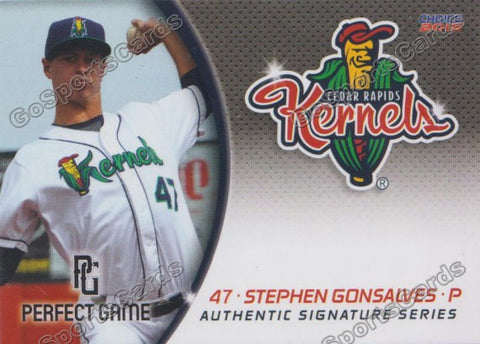 2015 Cedar Rapids Kernels Stephen Gonsalves