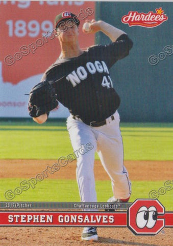 2017 Chattanooga Lookouts Stephen Gonsalves
